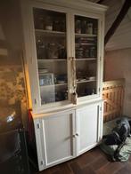 Witte buffetkast, Huis en Inrichting, Kasten | Buffetkasten, 100 tot 150 cm, 200 cm of meer, Eikenhout, Ophalen of Verzenden