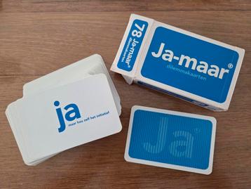JA MAAR dilemma kaarten beschikbaar voor biedingen