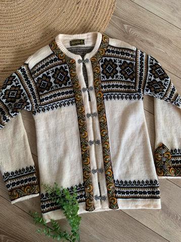 Nordstrikk wollen vest L bohemian wool Cardigan beschikbaar voor biedingen
