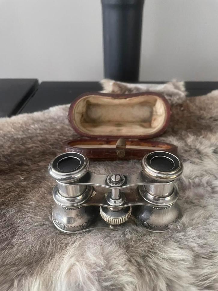 Antiek duits zilveren opera kijker/ Toneelkijker, Antiek en Kunst, Antiek | Overige Antiek, Ophalen of Verzenden