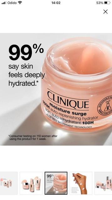 Clinique Moisture Surge Set - Gebruikt beschikbaar voor biedingen