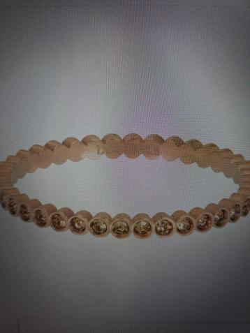 Nieuwe ixxxi ring circle stone peach 2 mm vulring / maat 17  beschikbaar voor biedingen