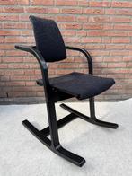 Stokke schommelstoel Peter Opsvik - Varier - Actulum, Huis en Inrichting, Stoelen, Ophalen, Hout, Gebruikt, Zwart