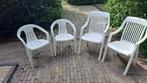 4 x Terras stoelen, Ophalen, Zo goed als nieuw, Kunststof, Stapelbaar