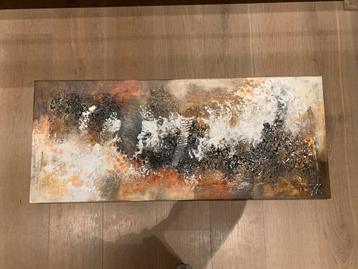 Abstract Schilderij - Uniek Kunstwerk ophalen 120 bij 50 cm beschikbaar voor biedingen
