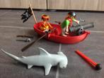 Playmobil 5137 Piraten roeiboot met hamerhaai - Compleet!, Ophalen of Verzenden, Zo goed als nieuw