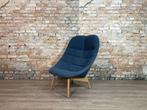 Hay Uchiwa blauw bij TheReSales, Huis en Inrichting, Fauteuils, Hout, 75 tot 100 cm, Ophalen of Verzenden, Zo goed als nieuw