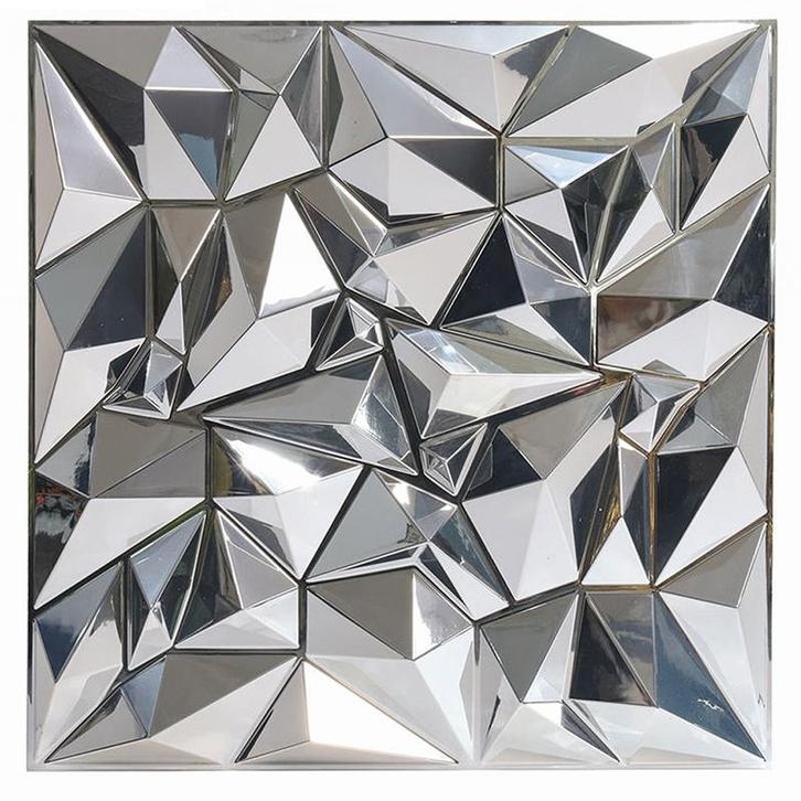 3D Wandpanelen Diamant Zilver Glossy 3 m² 50x50cm per paneel, Huis en Inrichting, Woonaccessoires | Wanddecoraties, Nieuw, Ophalen of Verzenden
