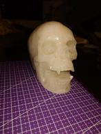 Grote Jade Vampier Schedel - 14,5cm, Antiek en Kunst, Kunst | Beelden en Houtsnijwerken, Ophalen of Verzenden