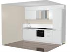 Gloednieuwe Keuken, Ophalen, Wit, Nieuw, Enkelwandige keuken