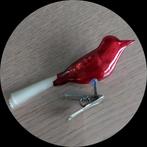 Kerst vogel / vogeltje op klem vintage, Diversen, Kerst, Ophalen of Verzenden, Gebruikt