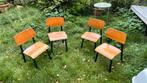 Vintage kinderstoel 4 stuks, Ophalen, Gebruikt, Overige typen
