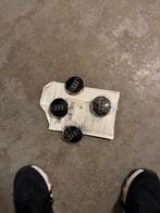 Audi Wielnaafdoppen Zwart - Set van 4, Auto diversen, Wieldoppen, Ophalen, Nieuw