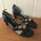 Elegante zwarte open leren pumps met hak van Cellini, mt 42, Pumps, Verzenden, Zwart, Cellini
