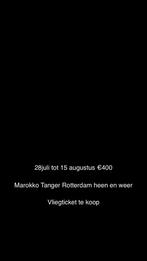 Vlieg ticket te koop voor de datum 28juli tot 15aug, Tickets en Kaartjes, Eén persoon