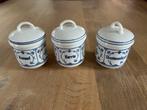Blau Saks kruidenpotjes, Antiek en Kunst, Antiek | Servies compleet, Ophalen of Verzenden