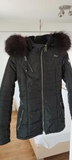 Alpiro jas met bontkraag, Kleding | Dames, Jassen | Winter, Zwart, Zo goed als nieuw, Maat 36 (S), Alpiro