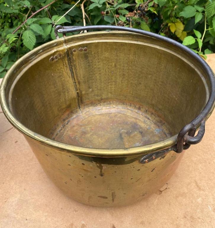 Vintage koperen ketel, Antiek en Kunst, Antiek | Koper en Brons, Ophalen of Verzenden