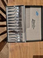 Gero Zilmeta gebaksvorkjes - 12 stuks in originele doos, Ophalen of Verzenden, Rvs of Chroom