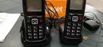 2 senioren telefoons gekocht in 2021 voor vaste telefoon, Ophalen of Verzenden, Gebruikt, 2 handsets