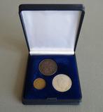 Wilhelmina set munten ½ cent 1934, 2½ cent 1929, ½ gld 1922, Ophalen of Verzenden, Koningin Wilhelmina, Setje, Zilver