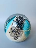 Mdina glas Michael Harris prachtige zee blauwe kleuren, Verzenden