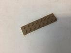 Lego plaat 2x8 donker beige, Ophalen of Verzenden, Gebruikt, Losse stenen, Lego