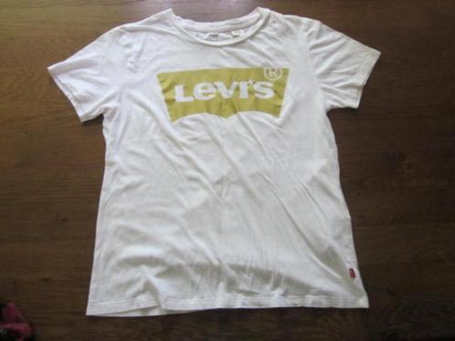 Levi Strauss shirt S wit, Kleding | Dames, T-shirts, Gedragen, Maat 36 (S), Wit, Korte mouw, Ophalen of Verzenden