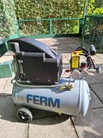 Z.G.A.N. Compressor Ferm, Ophalen, 6 tot 10 bar, Zo goed als nieuw, Minder dan 200 liter/min