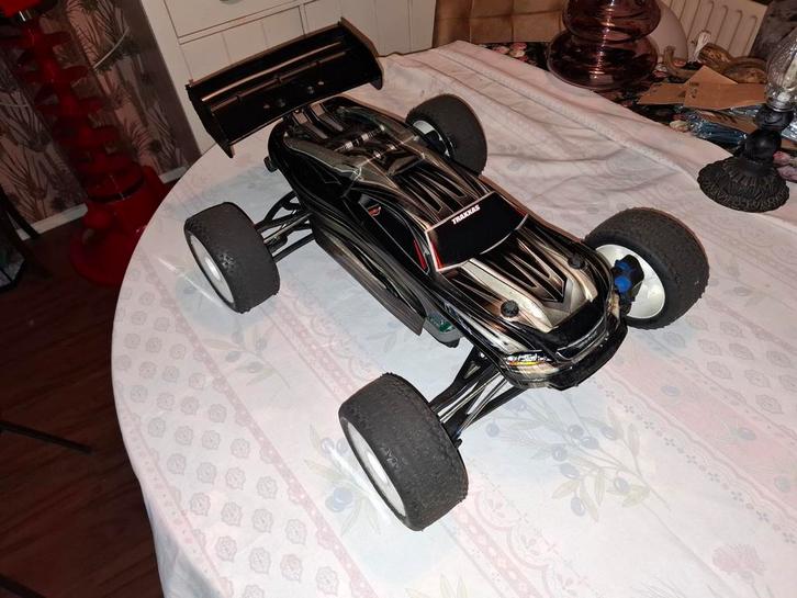 traxxas e revo 1.0 1/8, Hobby en Vrije tijd, Modelbouw | Radiografisch | Auto's, Zo goed als nieuw, Auto offroad, Elektro, Schaal 1:8