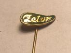 Epoxy ZETOR TRACTOR Merk Speld (Zwart/Goudkleur)., Verzamelen, Verzenden, Zo goed als nieuw, Transport, Speldje of Pin