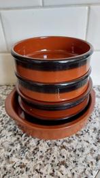 Terracotta tappa schaaltjes, Ophalen of Verzenden, Overige stijlen, Schaal of Schalen