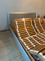 2 p elektrisch verst. bed (160) - vrijwel nieuwe matrassen, Ophalen, Gebruikt, Tweepersoons, 200 cm