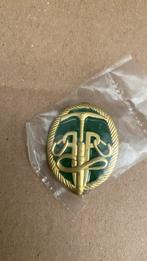 Borst brevet WERKEN OP HOOGTE groen of wit LUCHTMOBIEL BRIG, Ophalen of Verzenden, Landmacht, Nederland, Embleem of Badge