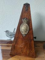Antieke mahonie houten metronoom De Maelzel London R.COCKES, Antiek en Kunst, Antiek | Klokken, Ophalen of Verzenden