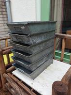 Magazijnbakken retro decoratie, Doe-het-zelf en Verbouw, Kratten en Dozen, Ophalen, Gebruikt, Overige typen, 50 tot 75 cm