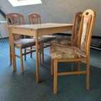 Gratis eettafel met stoelen, Ophalen, Gebruikt