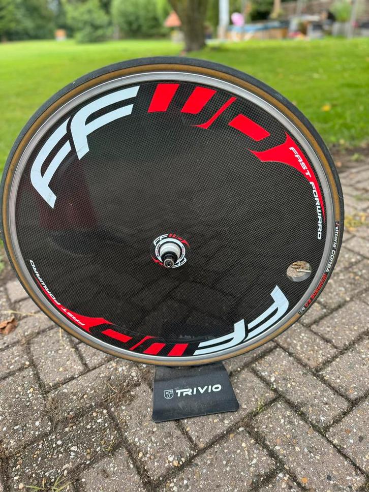 FFWD Fast Forward Carbon dicht Achterwiel, Fietsen en Brommers, Fietsonderdelen, Zo goed als nieuw, Racefiets, Wiel, Ophalen of Verzenden