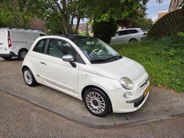 Fiat 500 1.2 2008-Wit - 143.409km - Handgeschakeld - Benzine beschikbaar voor biedingen