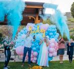 Gender Reveal brandblussers! BLAUW/ROZE, Hobby en Vrije tijd, Feestartikelen | Verhuur, Nieuw, Ophalen of Verzenden, Geboorte of Huwelijk