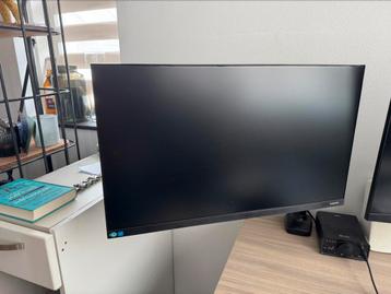 Samsung f24t450fqr 24” monitor +gasveer bureauarm beschikbaar voor biedingen