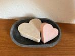 Zeepbakje met 2 zeep hartjes Nieuw!, Ophalen of Verzenden, Nieuw, Overige typen