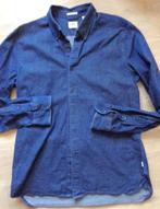 LEVIS stretch overhemd maat M, Kleding | Heren, Gedragen, Blauw, Halswijdte 39/40 (M), Verzenden