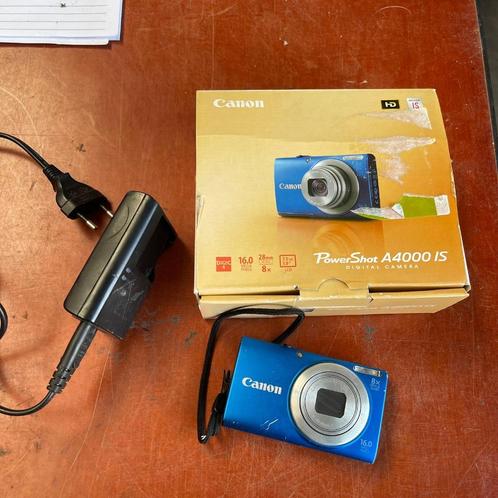 Canon Powershot A4000 IS Digitale Foto Camera Blauw, Audio, Tv en Foto, Fotocamera's Digitaal, Gebruikt, Compact, Canon, 8 keer of meer
