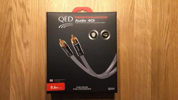 QED Performance Audio 40i | hifi interlink, Audio, Tv en Foto, Audiokabels en Televisiekabels, Zo goed als nieuw, Interlink-kabel