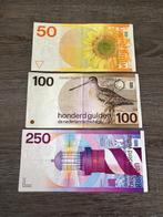 Set biljetten 50, 100 en 250 gulden (1977 - 1985), Postzegels en Munten, Bankbiljetten | Nederland, Ophalen of Verzenden, 250 gulden