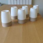 Tupperware Eierdopjes 6 stuks, Ophalen, Gebruikt, Bruin, Overige typen