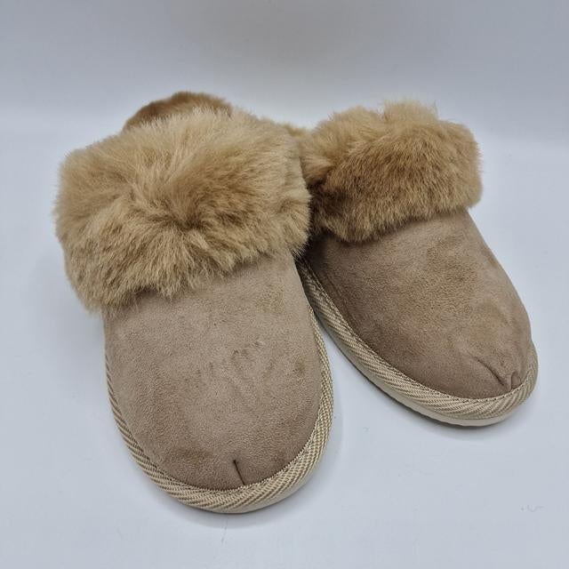 Leren schapenwollen instap sloffen beige – maat 37 / 39 / 40, Kleding | Dames, Schoenen, Blomwol, Beige, Nieuw, Ophalen of Verzenden