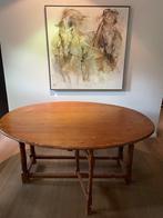 Ovale Eettafel in grenenhout, Huis en Inrichting, Ophalen, Gebruikt, 100 tot 150 cm, Vijf personen of meer