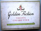 Golden Fiction Virgina Cigarettes, oud kartonnen verpakking., Verzamelen, Ophalen of Verzenden, Gebruikt, Overige typen